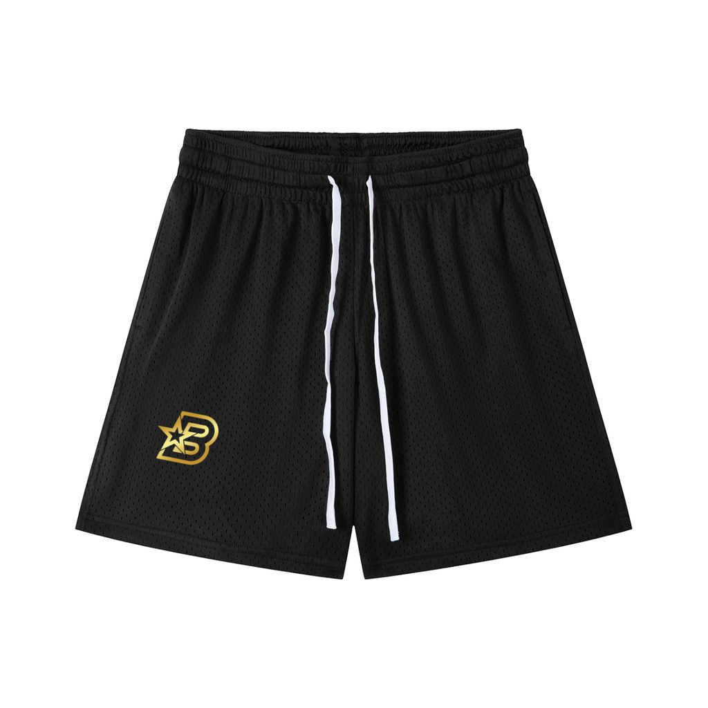 Mesh Drawstring Shorts