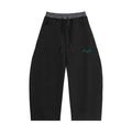 Plaid Waistband Barrel Sweatpants