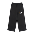 Fleece Drawstring Straight-Leg Sweatpants