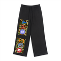 Fleece Drawstring Straight-Leg Sweatpants